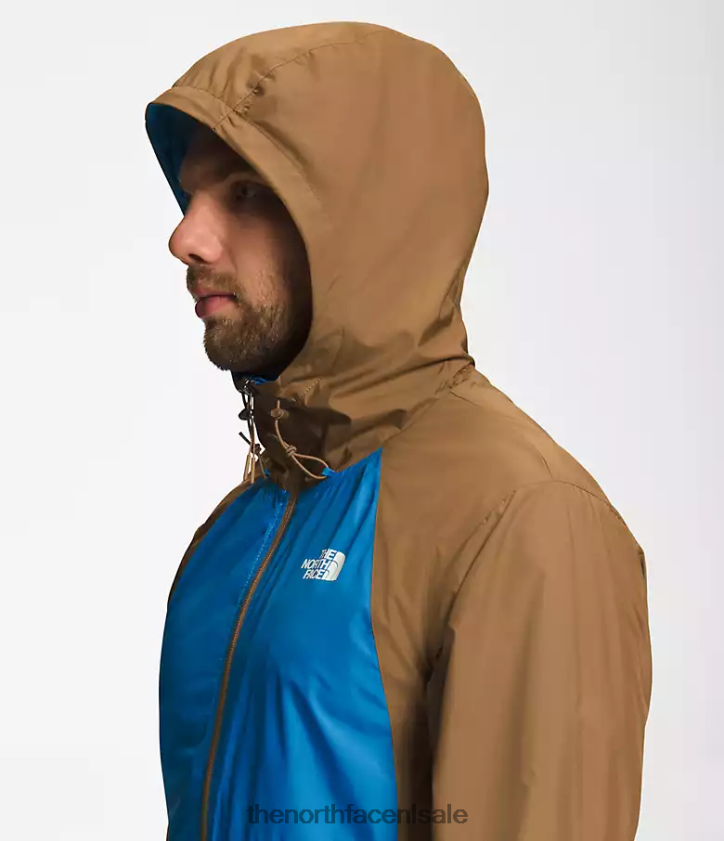 Heren hydrenaline jas 2000 The North Face P464ZN101 kleding super sonisch blauw/utiliteitsbruin