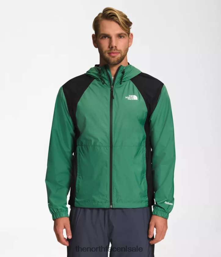 Heren hydrenaline jas 2000 The North Face P464ZN102 kleding diep grasgroen/tnf zwart