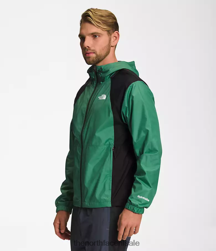 Heren hydrenaline jas 2000 The North Face P464ZN102 kleding diep grasgroen/tnf zwart