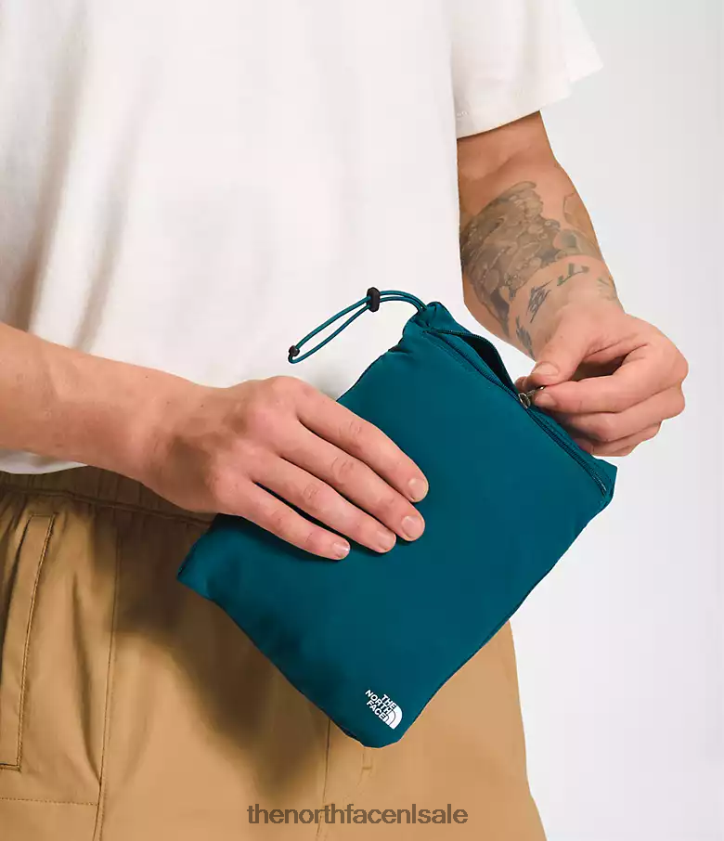 Heren klasse v trui The North Face P464ZN594 kleding blauw koraal/utiliteitsbruin