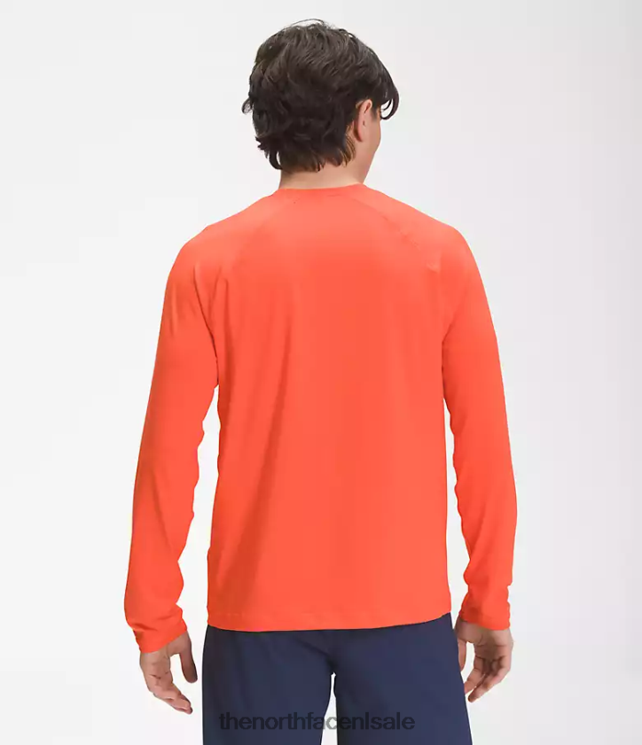 Heren klasse v watertop The North Face P464ZN214 kleding retro-oranje