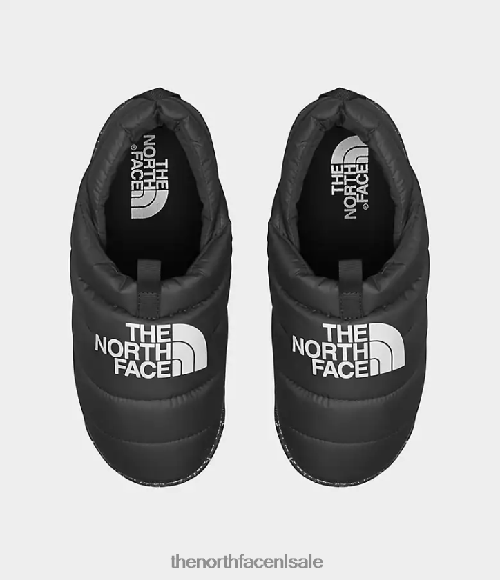 Heren nuptse muilezels The North Face P464ZN554 schoenen tnf zwart/tnf wit