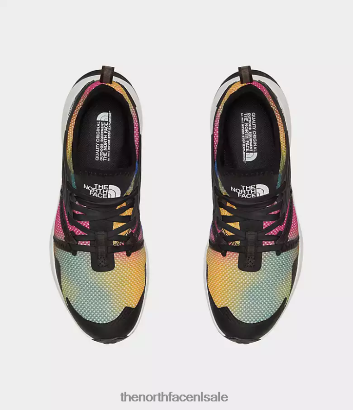 Heren ossenoog schoenen The North Face P464ZN1078 schoenen trots super sonic blauwe print/tnf zwart