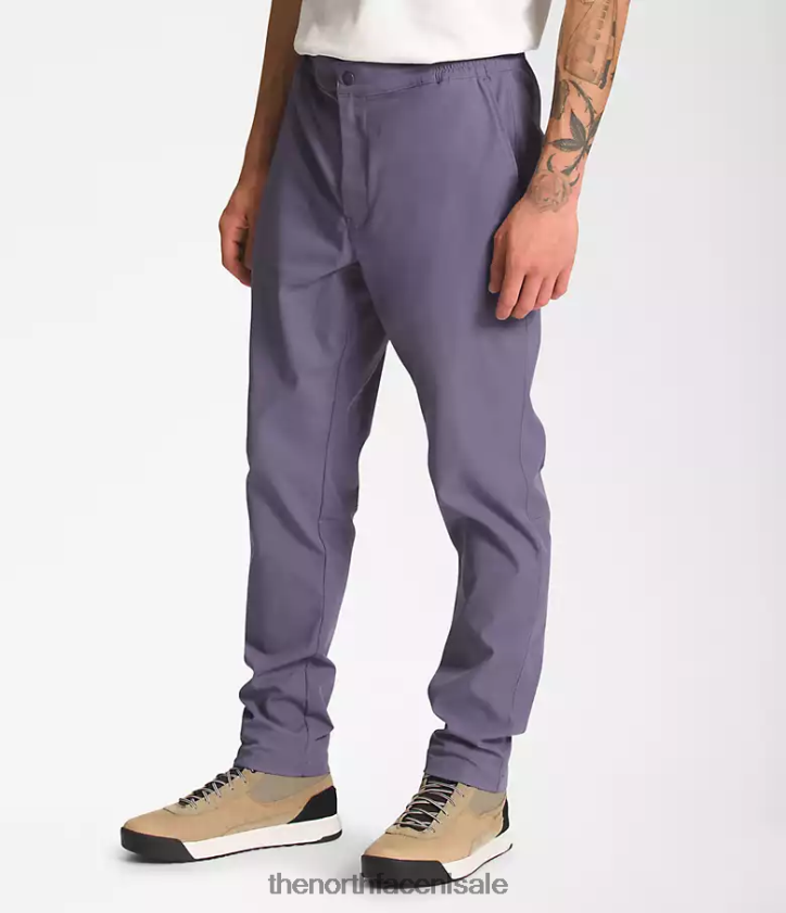 Heren standaard taps toelopende broek The North Face P464ZN1216 kleding maan leisteen