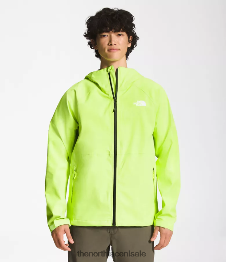 Heren stretchjack van valle vista The North Face P464ZN870 kleding geel geleid