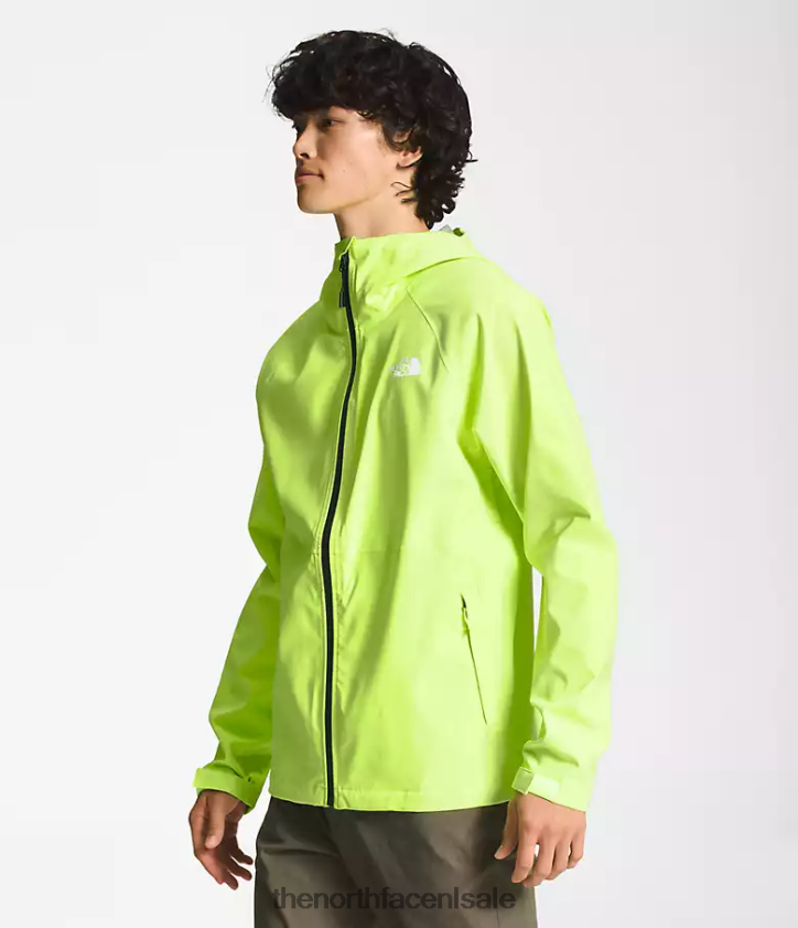 Heren stretchjack van valle vista The North Face P464ZN870 kleding geel geleid
