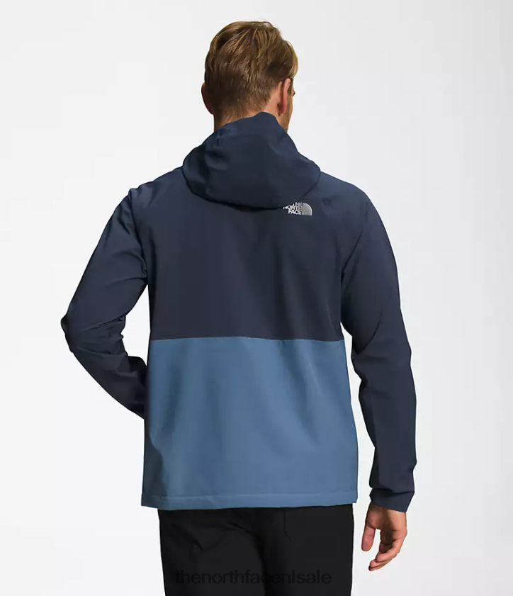 Heren stretchjack van valle vista The North Face P464ZN874 kleding top marine/schaduwblauw