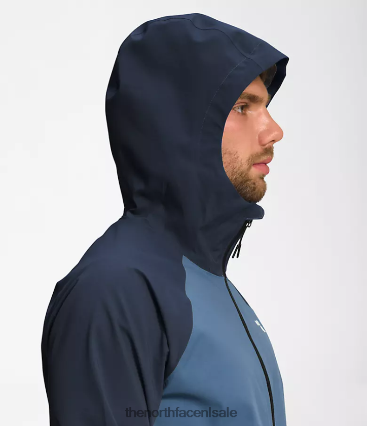 Heren stretchjack van valle vista The North Face P464ZN874 kleding top marine/schaduwblauw