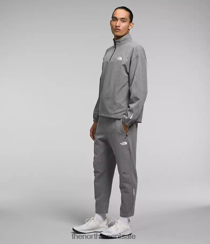 Heren tekware grid-zip The North Face P464ZN416 kleding tnf middengrijs gemêleerd