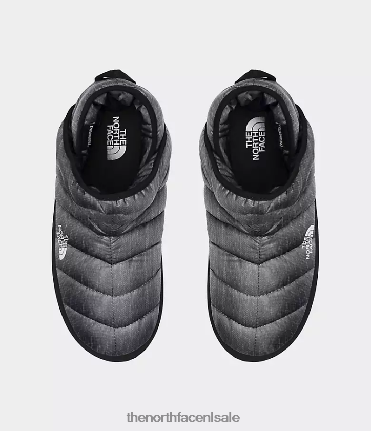 Heren thermobal-tractielaarzen The North Face P464ZN787 schoenen fantoomgrijs gemêleerde print/tnf zwart