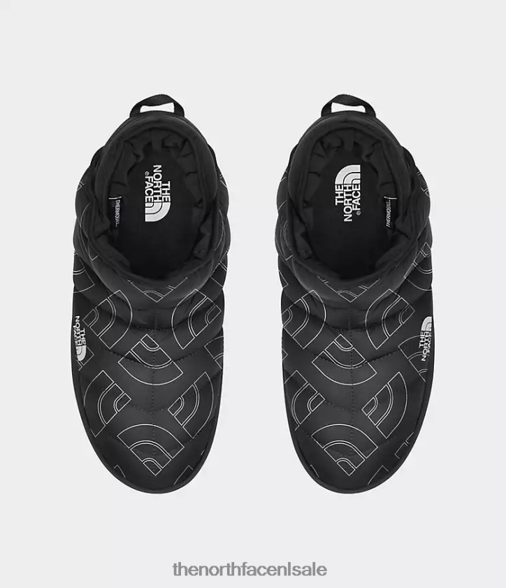 Heren thermobal-tractielaarzen The North Face P464ZN790 schoenen tnf zwarte halve koepel omtrekprint/tnf zwart