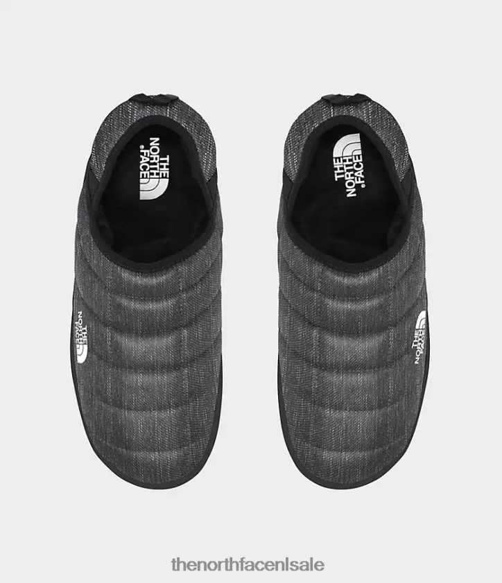 Heren thermoball-tractiemuiltjes v The North Face P464ZN1128 schoenen fantoomgrijs gemêleerde print/tnf zwart