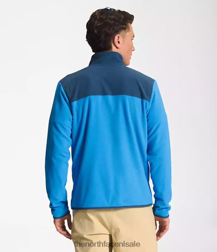 Heren tka gletsjerjack met volledige ritssluiting The North Face P464ZN413 kleding schaduwblauw/super sonisch blauw