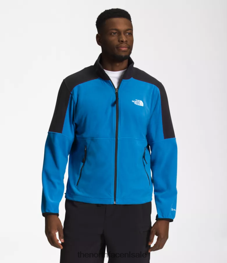 Heren tnf polartec 100 volledige ritssluiting The North Face P464ZN484 kleding super sonisch blauw/tnf zwart