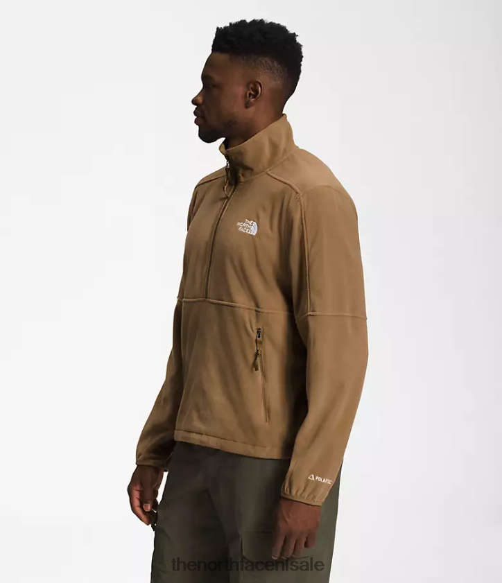 Heren tnf polartec 100-zip The North Face P464ZN300 kleding bruikbaar bruin