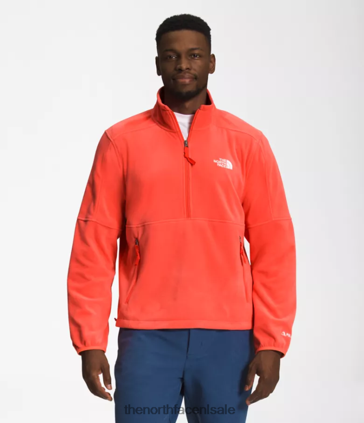 Heren tnf polartec 100-zip The North Face P464ZN303 kleding retro-oranje