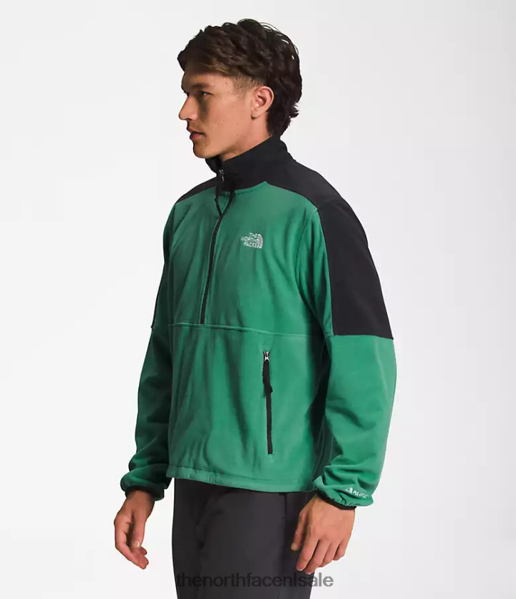 Heren tnf polartec 100-zip The North Face P464ZN305 kleding diep grasgroen
