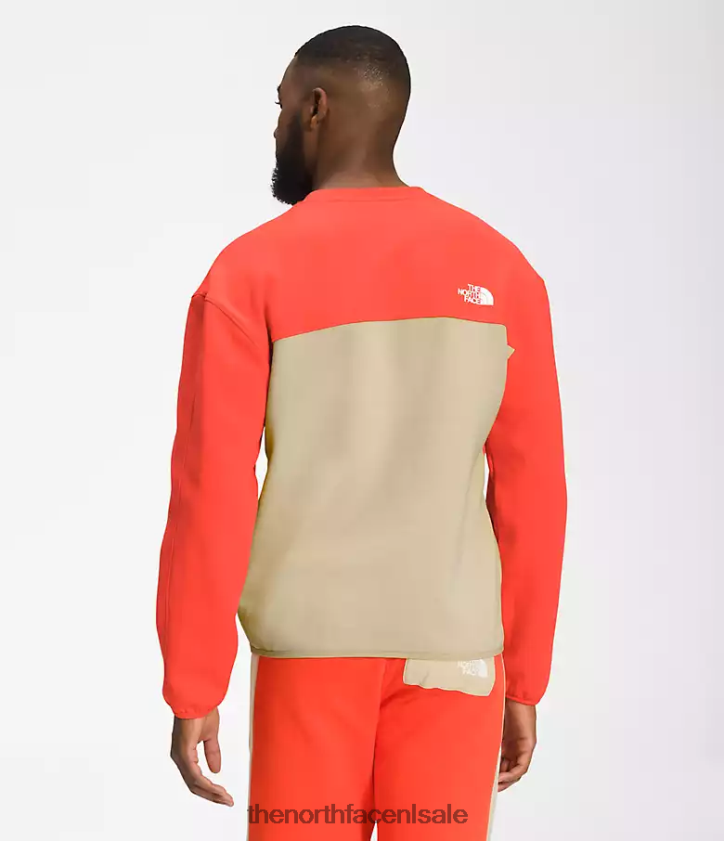 Heren tnf tech-ploeg The North Face P464ZN603 kleding grind/retro oranje