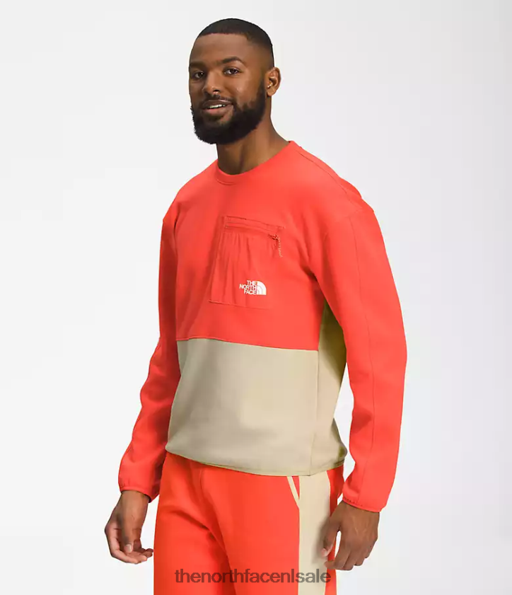 Heren tnf tech-ploeg The North Face P464ZN603 kleding grind/retro oranje