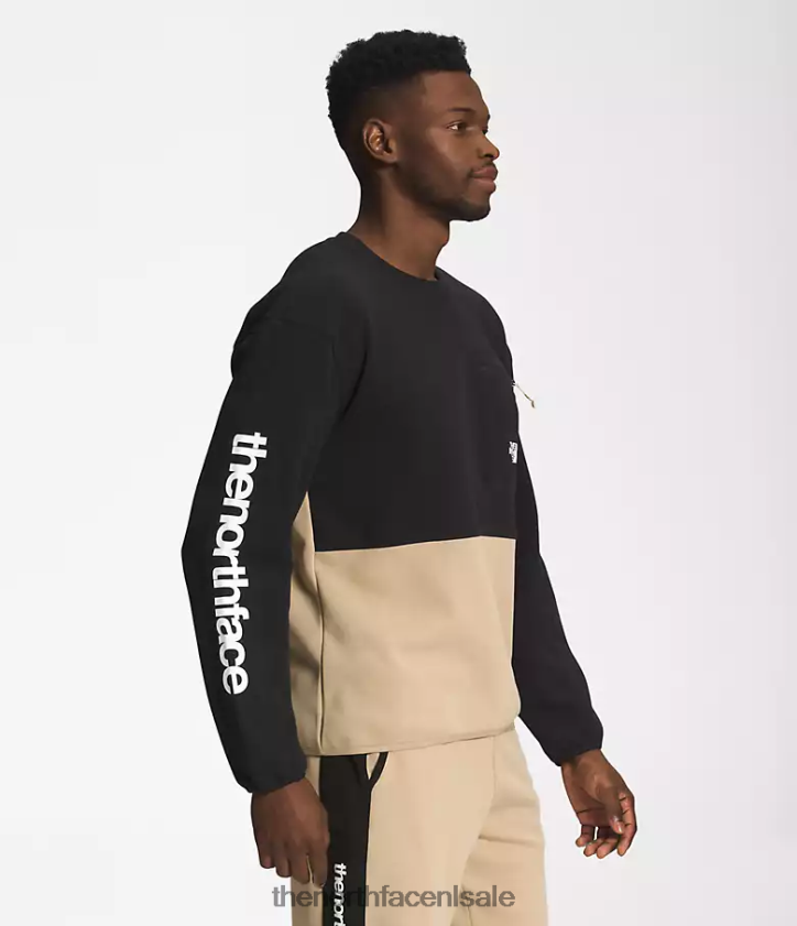 Heren tnf tech-ploeg The North Face P464ZN605 kleding kaki steen