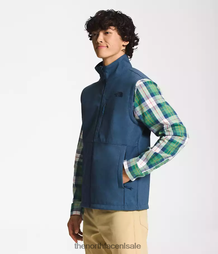 Heren top bionisch vest The North Face P464ZN200 kleding schaduwblauwe heide