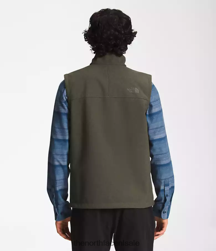 Heren top bionisch vest The North Face P464ZN201 kleding nieuwe taupe groene donkere heide