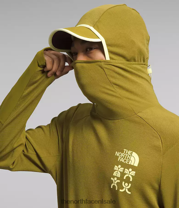 Heren trailwear cerro alto-hoodie The North Face P464ZN550 kleding zwavel mos