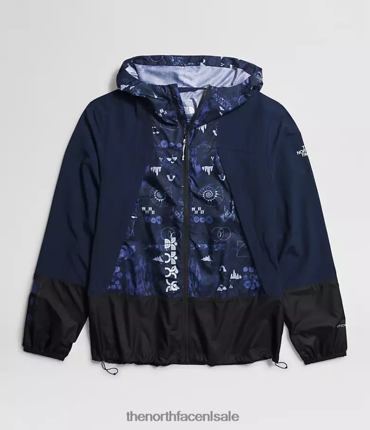 Heren trailwear windfluitjack The North Face P464ZN344 kleding top marine natuur remix print/top marine