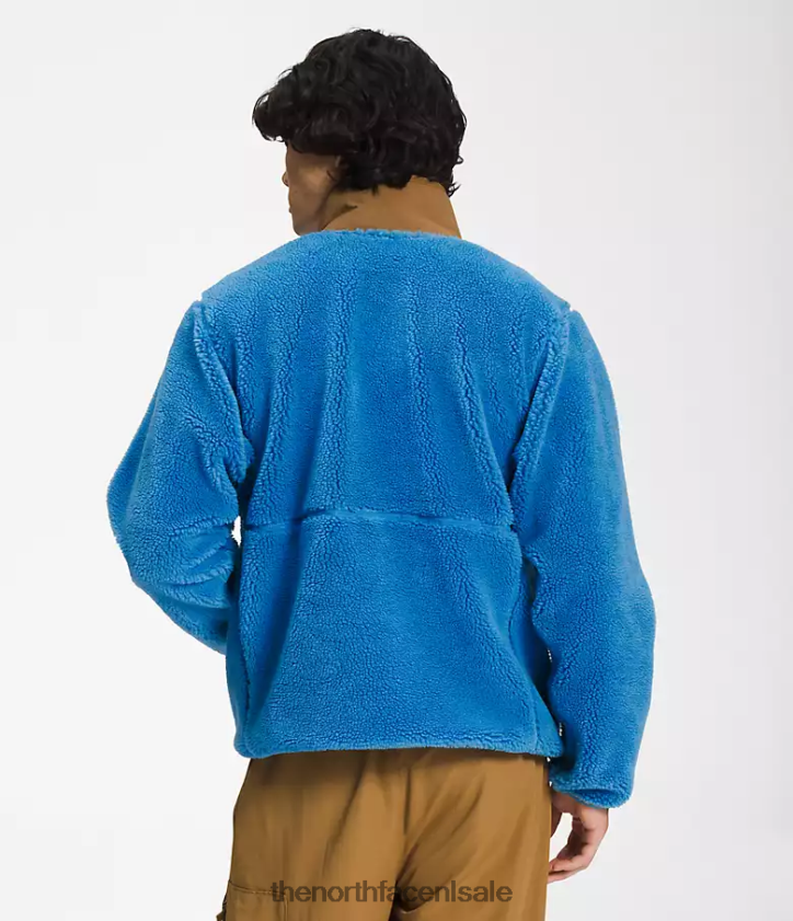 Heren trui met extreme pool The North Face P464ZN121 kleding super sonisch blauw/utiliteitsbruin