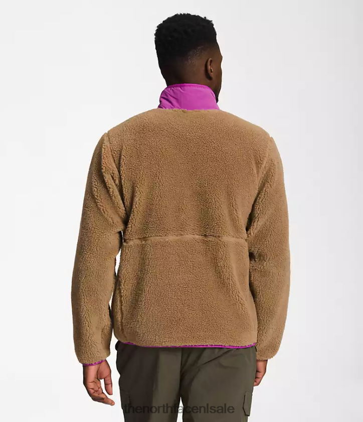 Heren trui met extreme pool The North Face P464ZN122 kleding praktische bruin/paarse cactusbloem