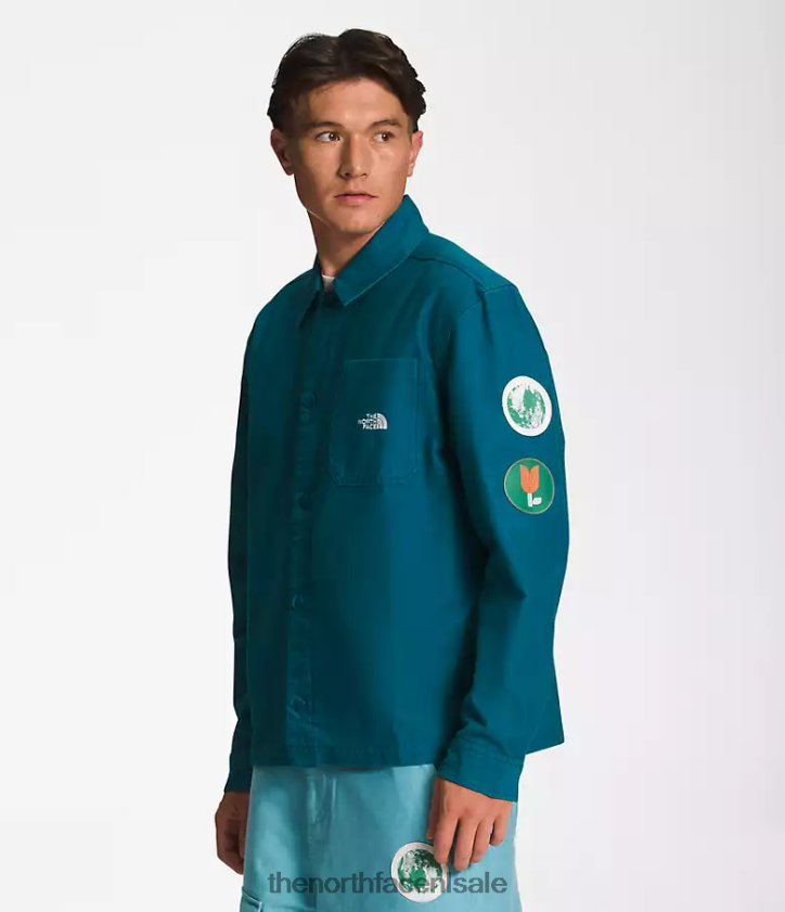 Heren vallei hutje The North Face P464ZN11 kleding blauw koraal