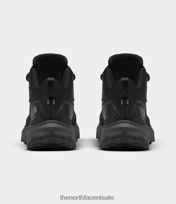 Heren vectiv exploris 2 mid futurelight leren laarzen The North Face P464ZN609 schoenen tnf zwart/vanadisgrijs