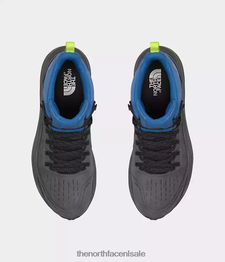 Heren vectiv exploris 2 mid futurelight leren laarzen The North Face P464ZN611 schoenen vanadisgrijs/super sonic blauw