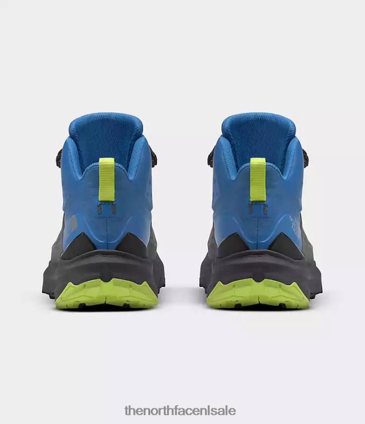 Heren vectiv exploris 2 mid futurelight leren laarzen The North Face P464ZN611 schoenen vanadisgrijs/super sonic blauw