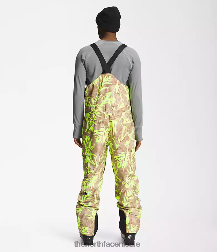 Heren vrijheid slabbetjes The North Face P464ZN657 kleding utility bruine verfkwastafdruk