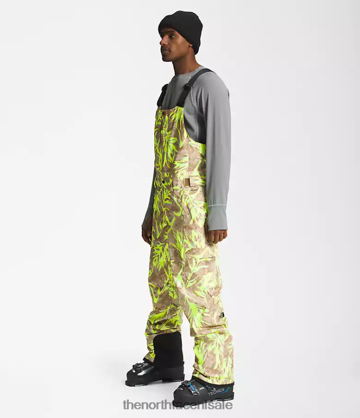 Heren vrijheid slabbetjes The North Face P464ZN657 kleding utility bruine verfkwastafdruk