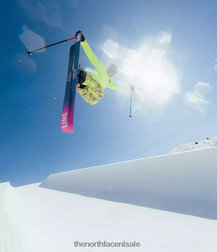 Heren vrijheid slabbetjes The North Face P464ZN657 kleding utility bruine verfkwastafdruk