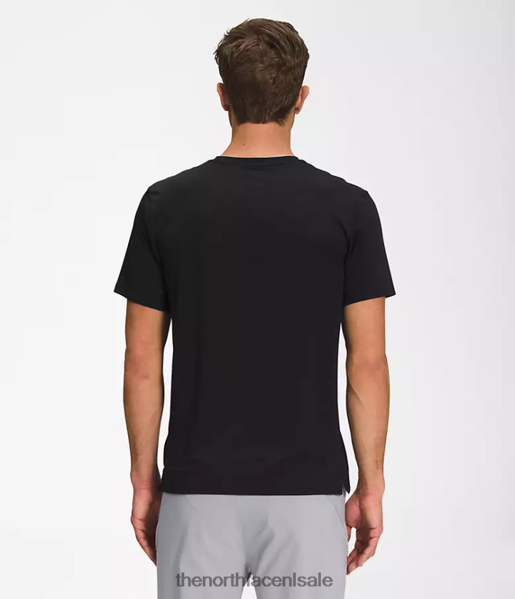 Heren wandel met korte mouwen The North Face P464ZN1255 kleding tn zwart