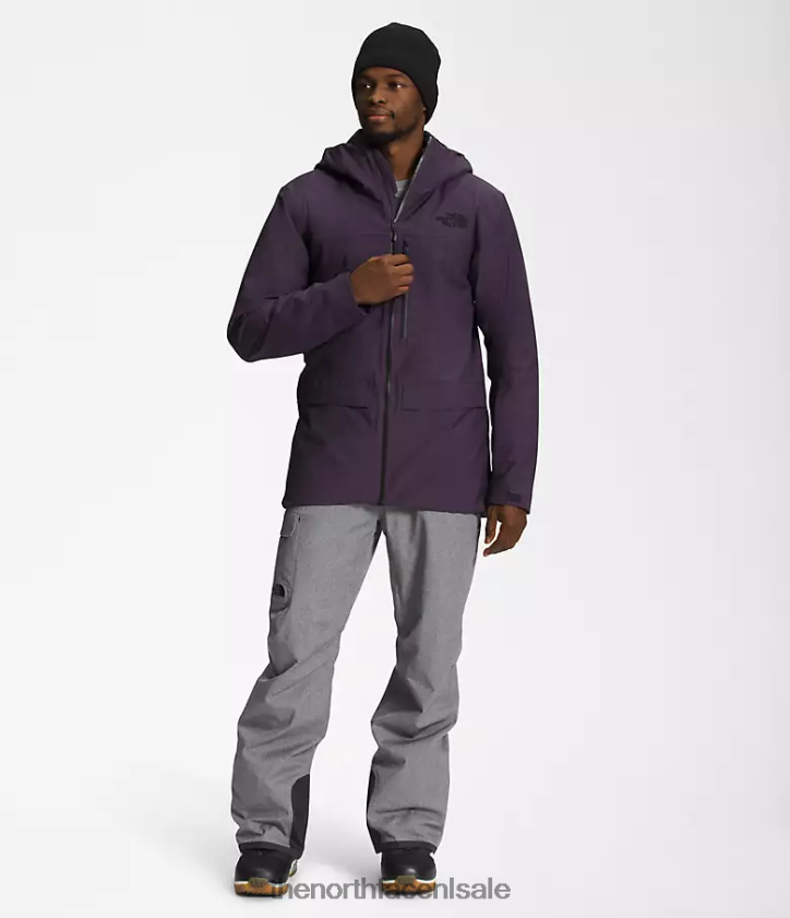 Heren ziekelijn jasje The North Face P464ZN115 kleding donker auberginepaars