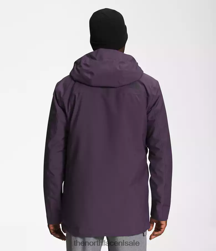 Heren ziekelijn jasje The North Face P464ZN115 kleding donker auberginepaars