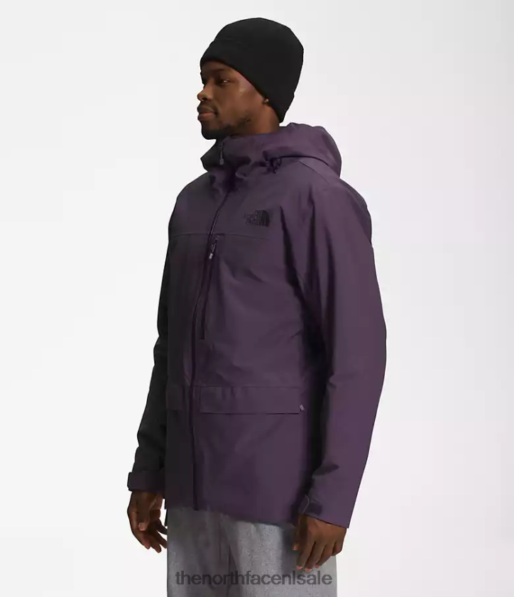Heren ziekelijn jasje The North Face P464ZN115 kleding donker auberginepaars
