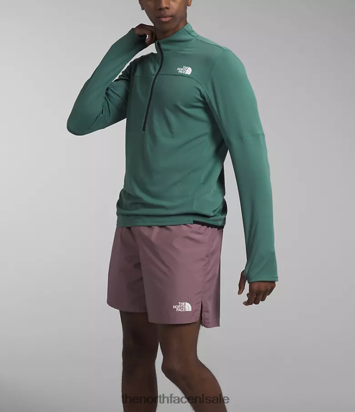 Heren zonsopgang -zip The North Face P464ZN486 kleding donkere salie