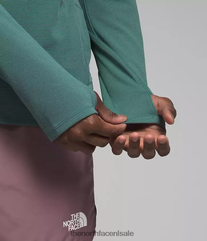 Heren zonsopgang -zip The North Face P464ZN486 kleding donkere salie