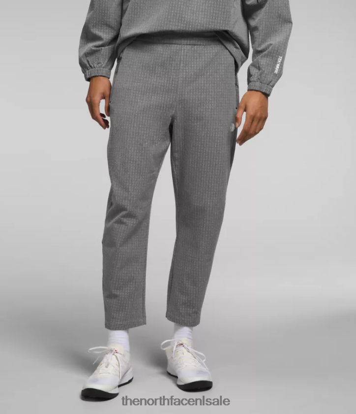 Heren Tekware rasterbroek The North Face P464ZN417 kleding tnf middengrijs gemêleerd