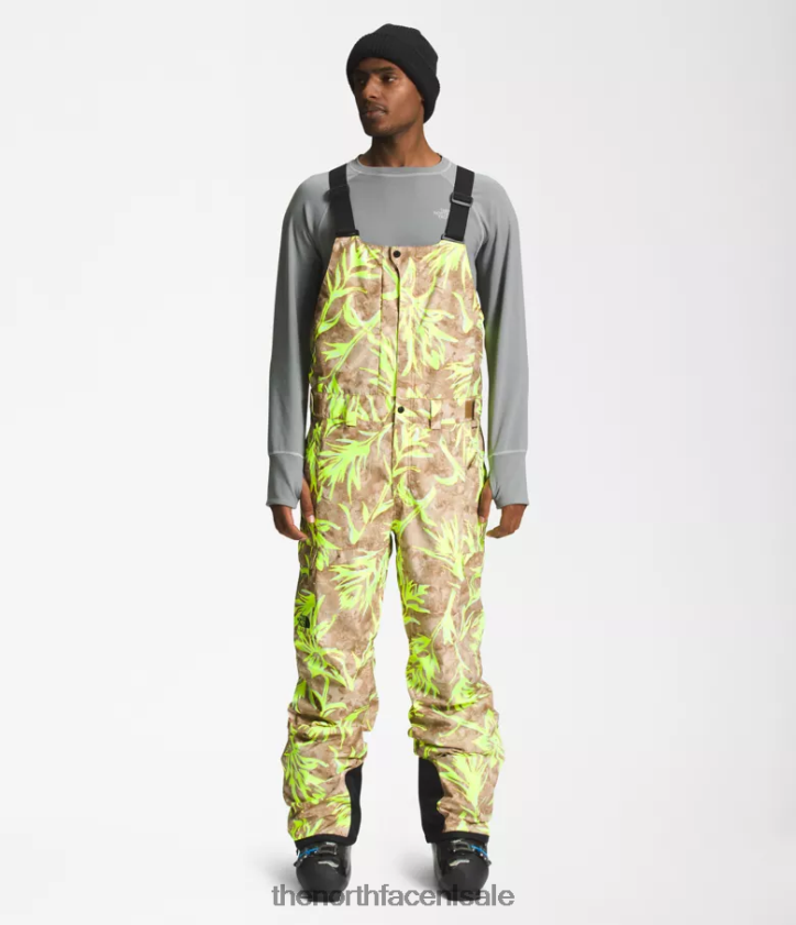 Heren vrijheid slabbetjes The North Face P464ZN657 kleding utility bruine verfkwastafdruk