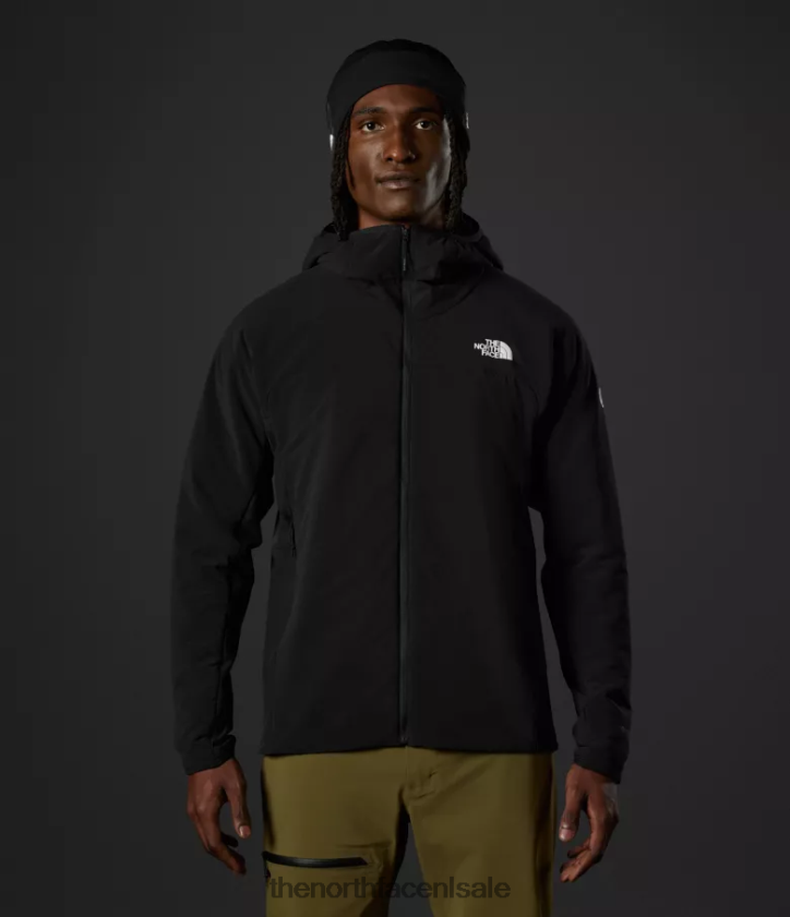 Heren Summit-serie casaval hybride hoodie The North Face P464ZN950 kleding tn zwart