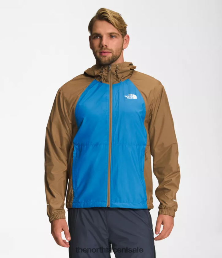 Heren hydrenaline jas 2000 The North Face P464ZN101 kleding super sonisch blauw/utiliteitsbruin