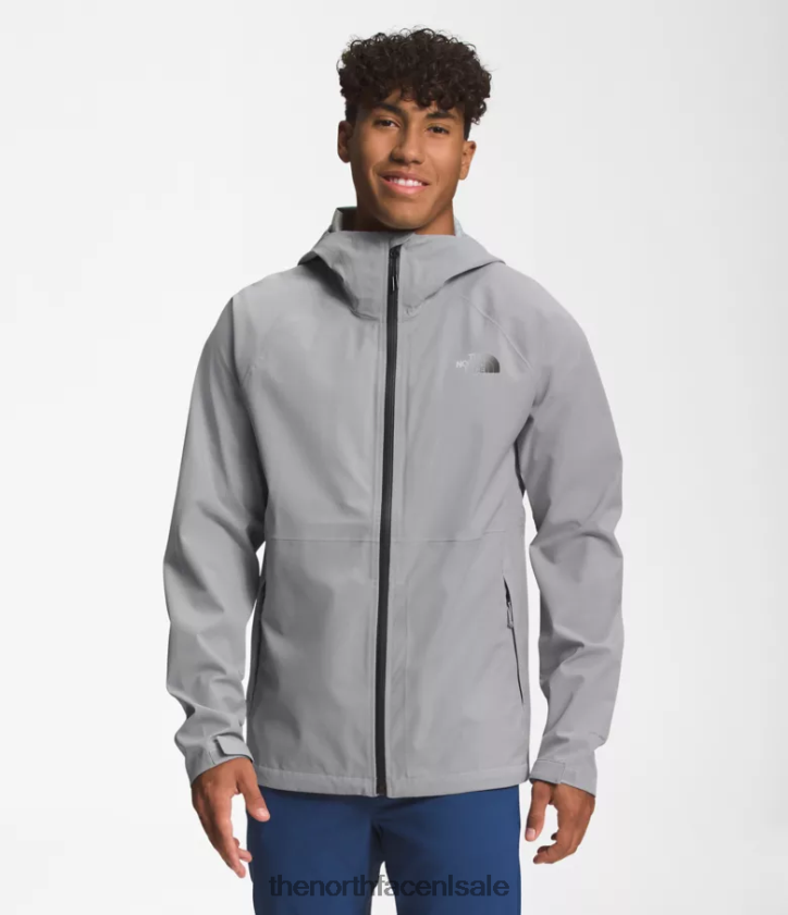 Heren stretchjack van valle vista The North Face P464ZN871 kleding grijs samenvoegen