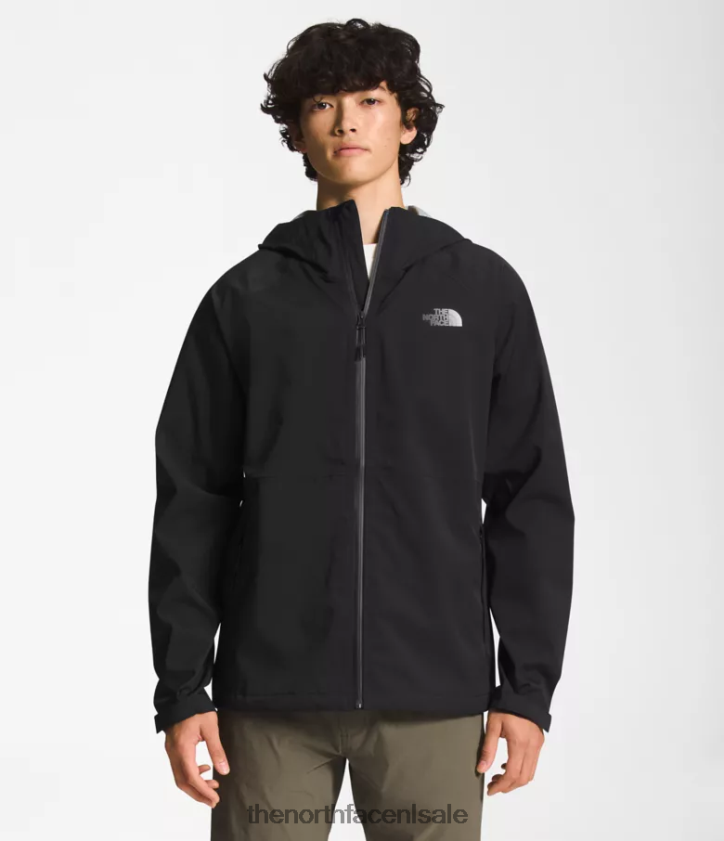 Heren stretchjack van valle vista The North Face P464ZN873 kleding tn zwart
