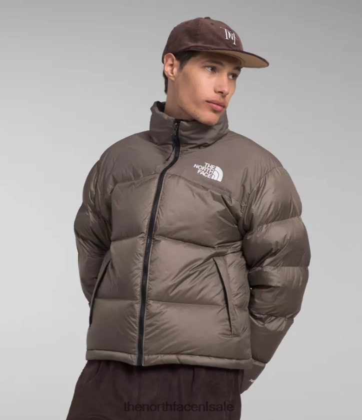 Heren Retro nuptse jasje uit 1996 The North Face P464ZN470 kleding valk bruin